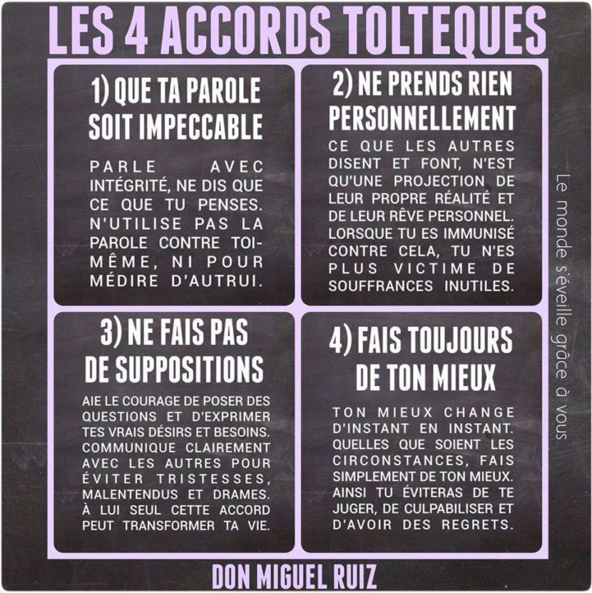 Les quatre accords toltèques